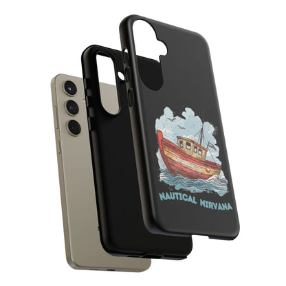 Aqua Blue Water Canal Boat Phone Case iPhone Pixel Samsung