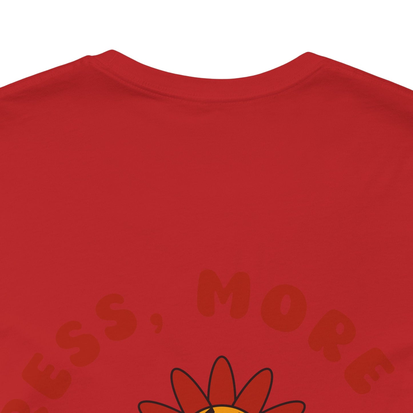 Red Flower Positive Inspirational Quotes About Life T Shirt - UK