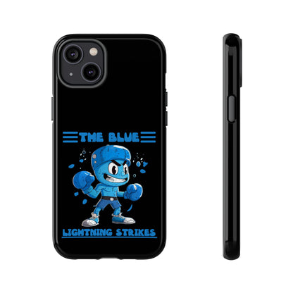 Fight Tonight My Sky Blue Lightning Fast Boxer Gloves Phone Case iPhone Pixel Samsung