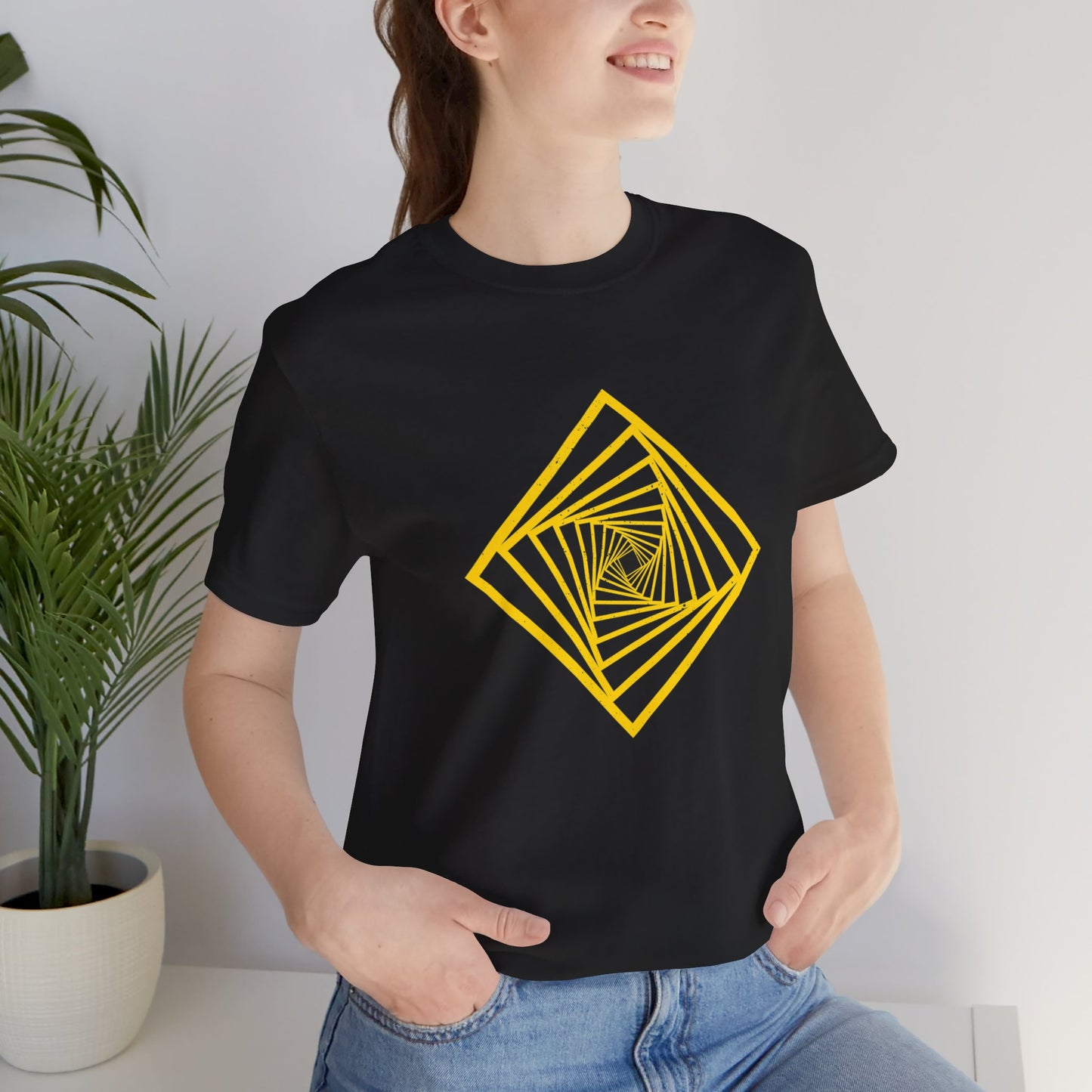 Squareup Cubism Movement 2D Shapes With 4 Sides T Shirt - UK