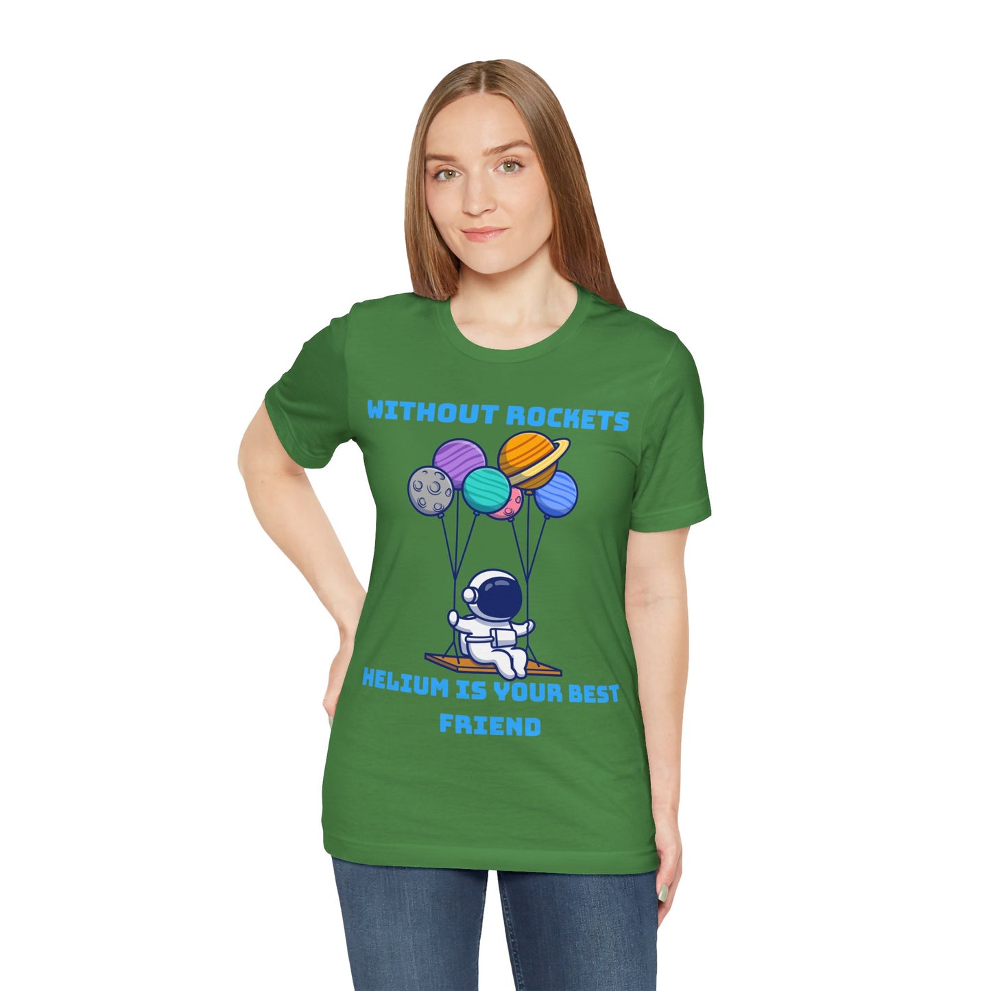 Funny Science Balloon Meme Astronaut Rocket T Shirt - UK