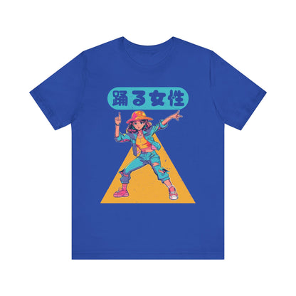 Funny Dancing Anime Woman T Shirt - US