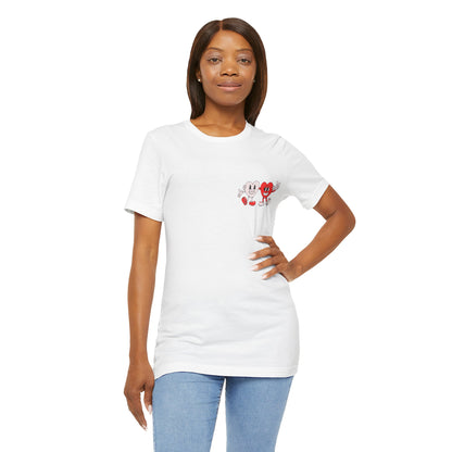 Oh So True Love Heart Rate Retro T Shirt - US