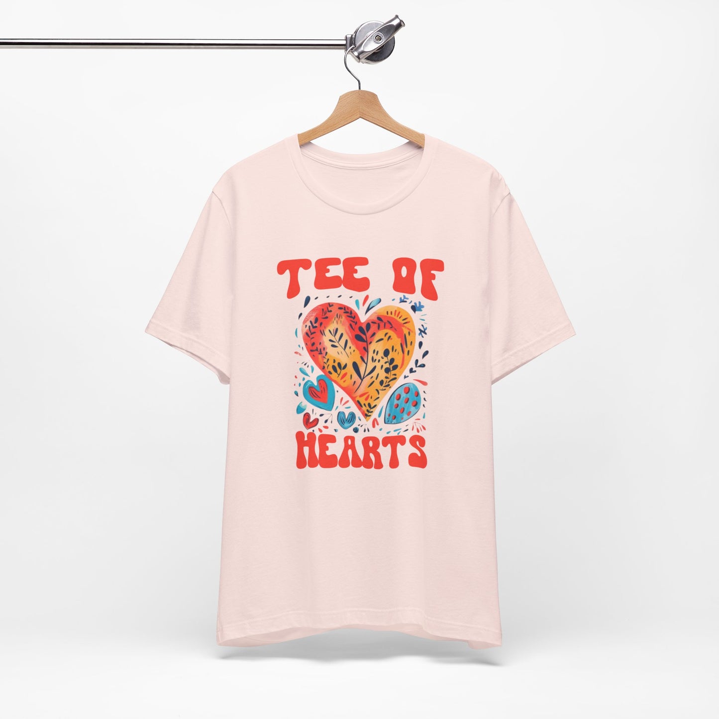 Tee Of Hearts Abstract Art T Shirt - UK