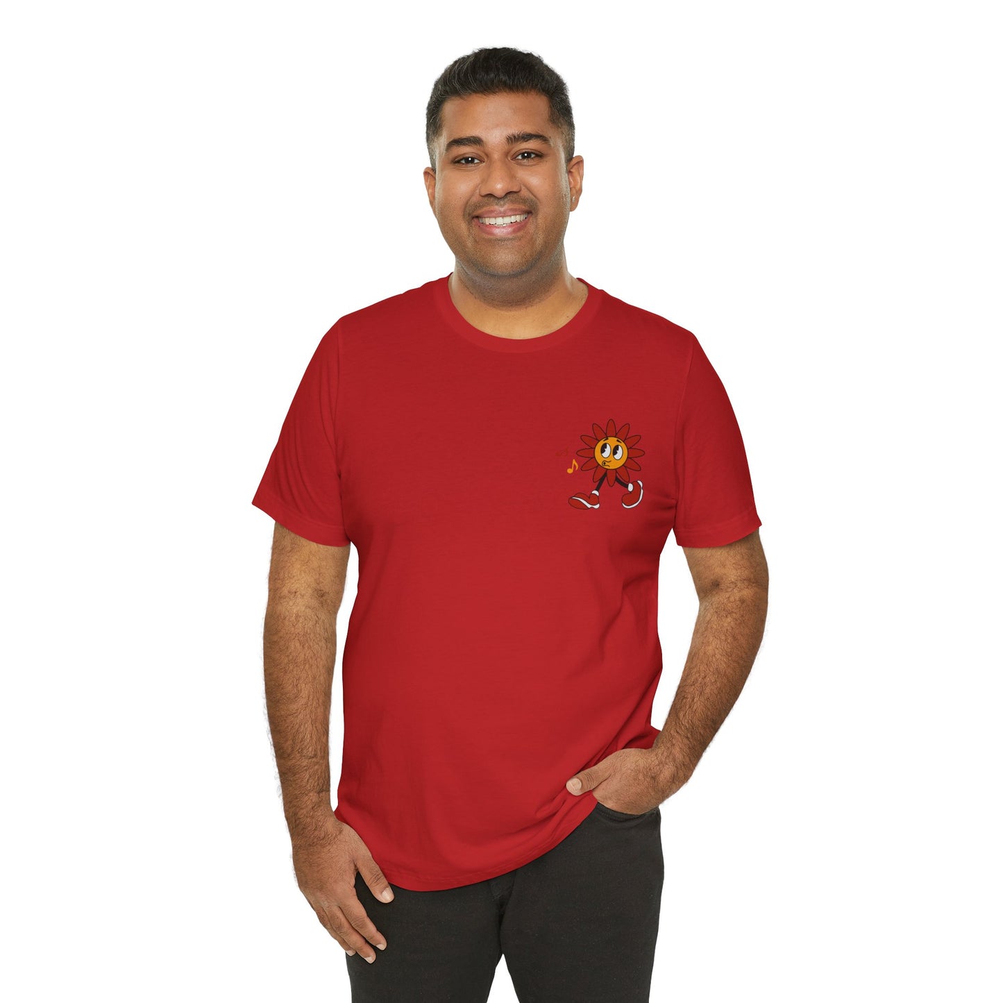 Red Flower Positive Inspirational Quotes About Life T Shirt - UK