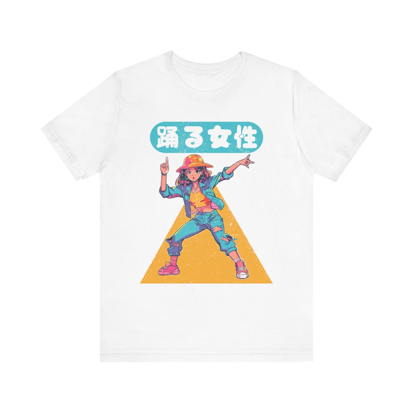 Funny Dancing Anime Woman T Shirt - US