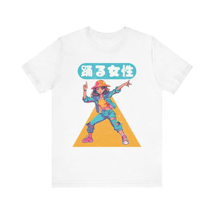 Funny Dancing Anime Woman T Shirt - US