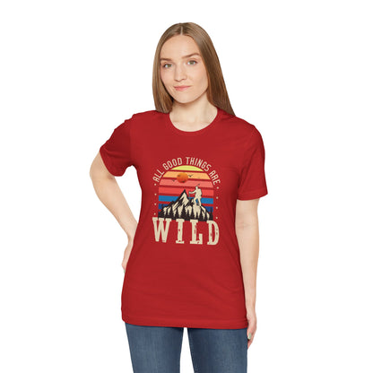 Mountain Biking Things In The Wild T Shirt - US