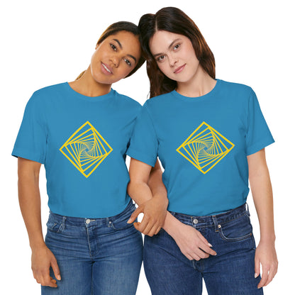 Squareup Cubism Movement 2D Shapes With 4 Sides T Shirt - UK