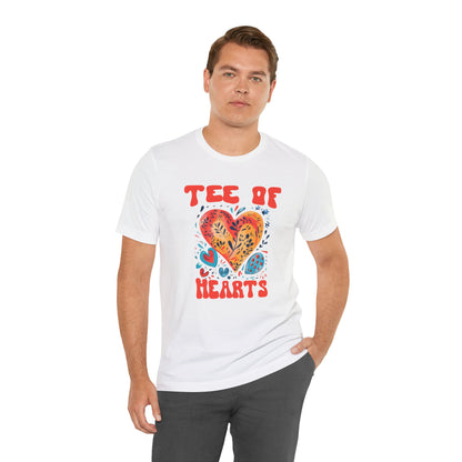 Tee Of Hearts Abstract Art T Shirt - UK