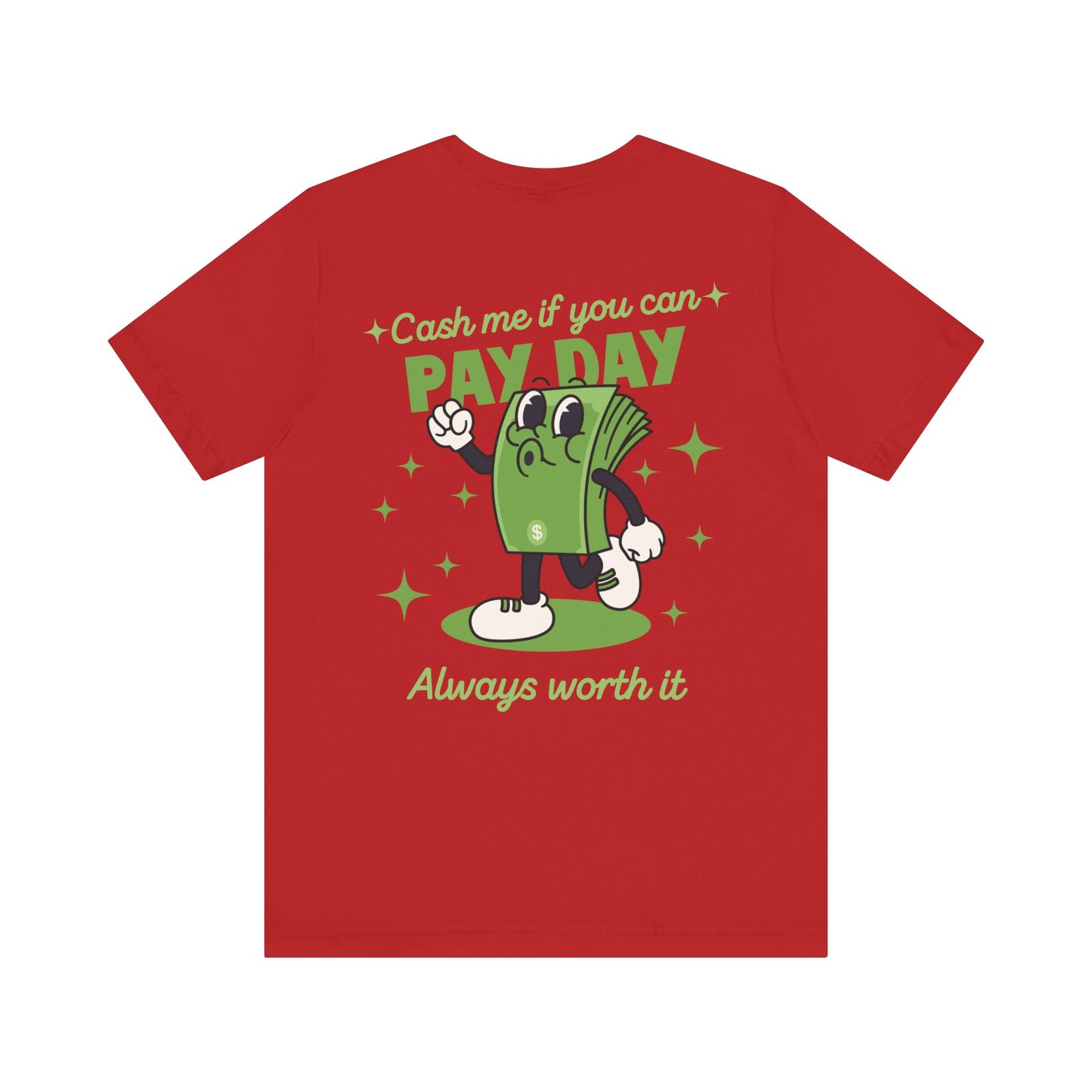 Retro Salary Finance Pay Day Today Funny Cartoon Character T Shirt - US