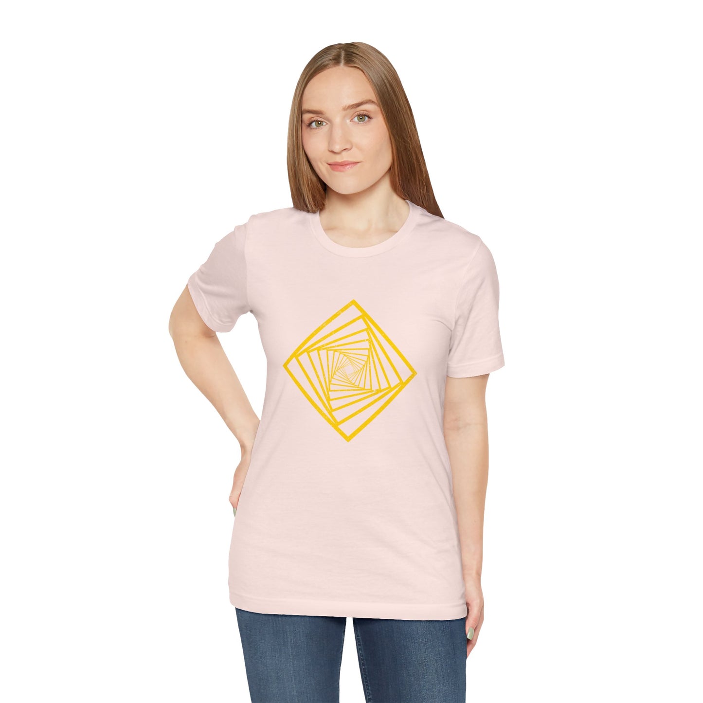 Squareup Cubism Movement 2D Shapes With 4 Sides T Shirt - UK