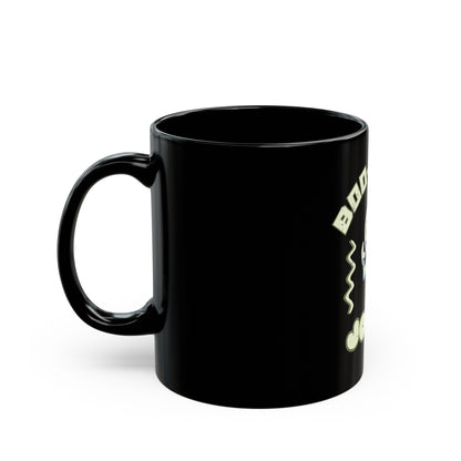 Funny Smiling Ghost Black Mug (11oz, 15oz)