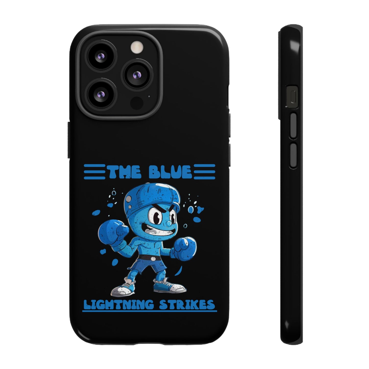 Fight Tonight My Sky Blue Lightning Fast Boxer Gloves Phone Case iPhone Pixel Samsung