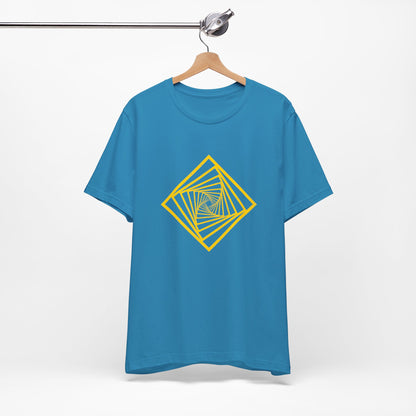 Squareup Cubism Movement 2D Shapes With 4 Sides T Shirt - UK