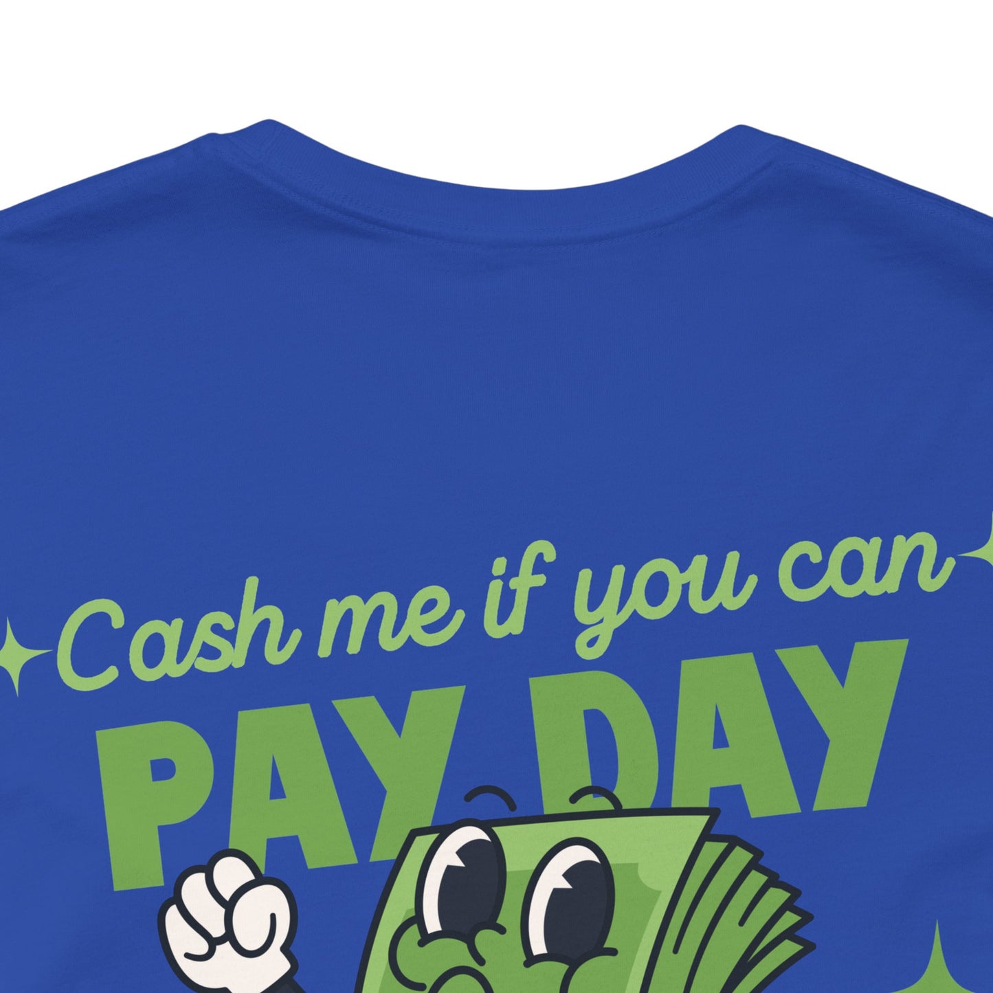 Retro Salary Finance Pay Day Today Funny Cartoon Character T Shirt - UK