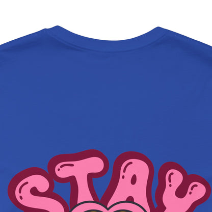 Stay Positive Motivational Quote About Life Retro T Shirt - UK