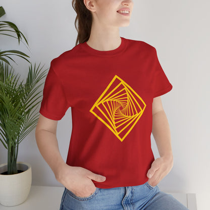 Squareup Cubism Movement 2D Shapes With 4 Sides T Shirt - UK