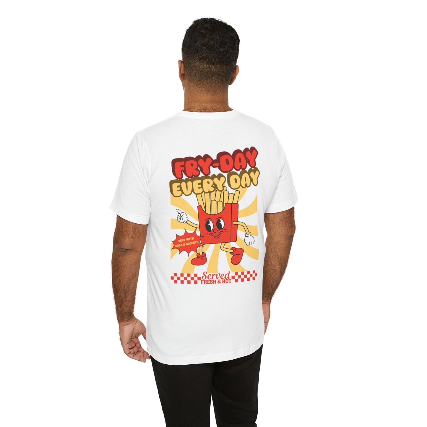 Retro Chicken Nuggets Chips Club Soda Machine Drink T Shirt - US