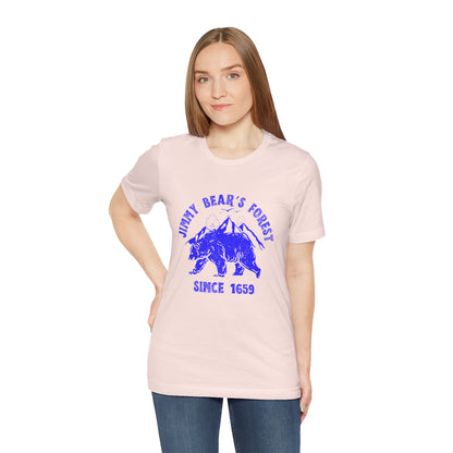 Large Grizzly Bear Wild Mountain Range Forest T Shirt - UK