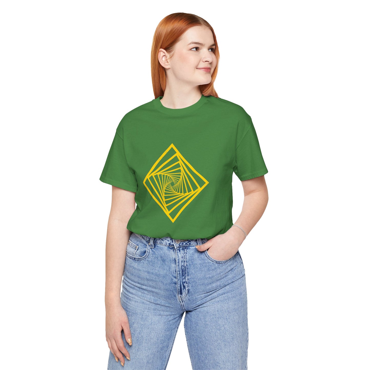 Squareup Cubism Movement 2D Shapes With 4 Sides T Shirt - UK