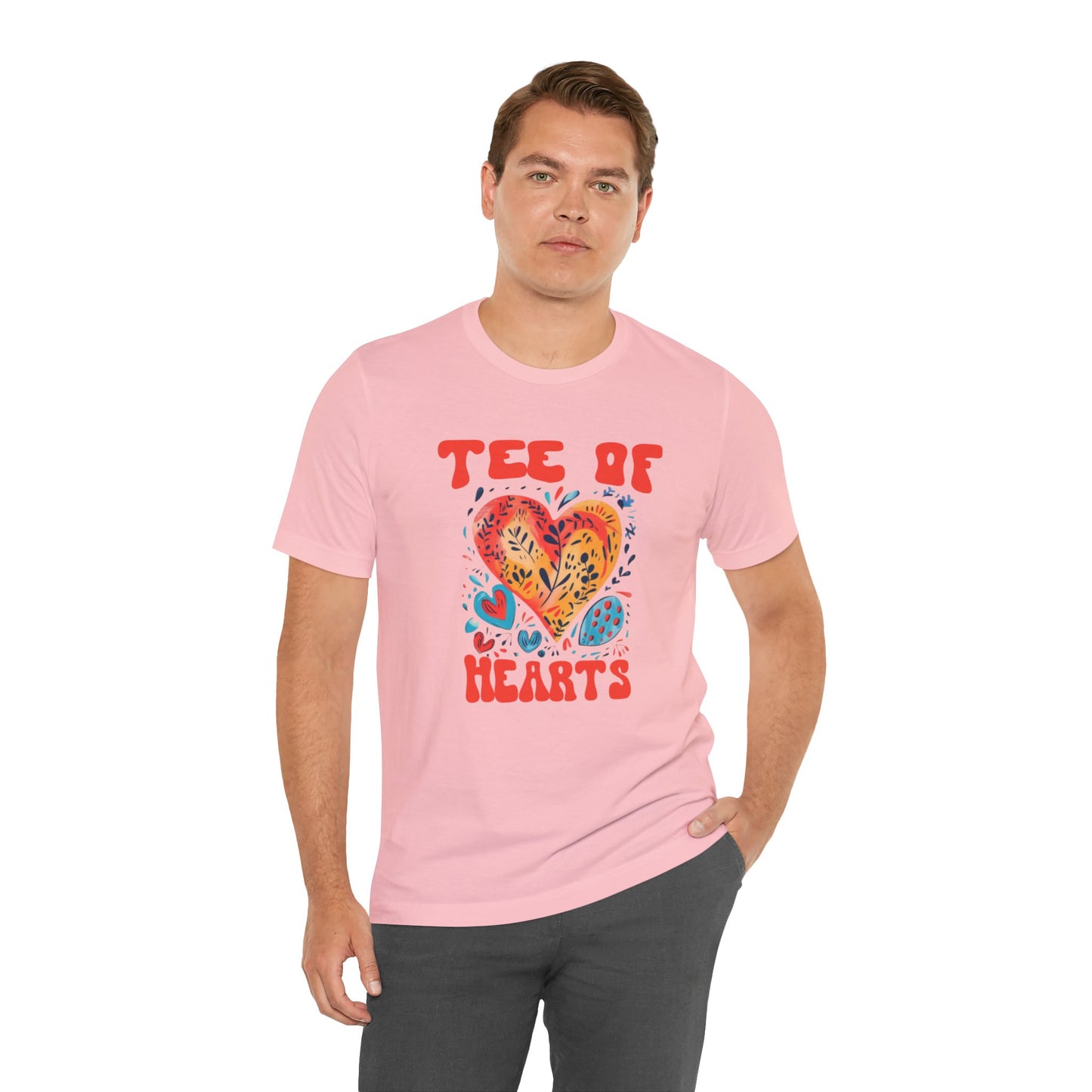 Tee Of Hearts Abstract Art T Shirt - US