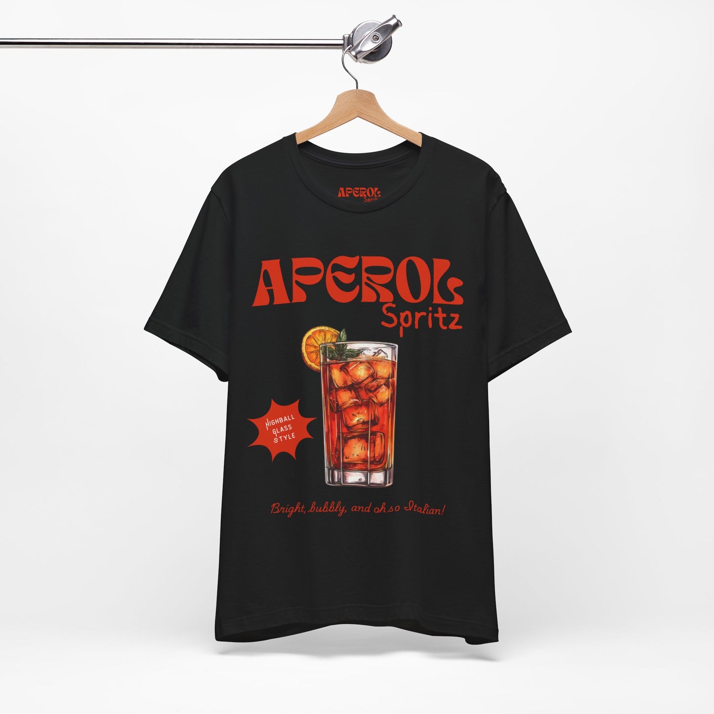 Aperol Spritz Cocktail Bar Drink T Shirt - UK