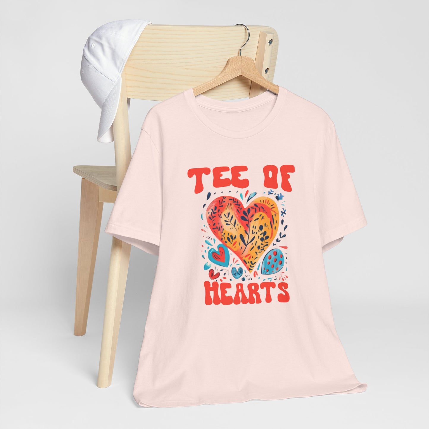 Tee Of Hearts Abstract Art T Shirt - UK