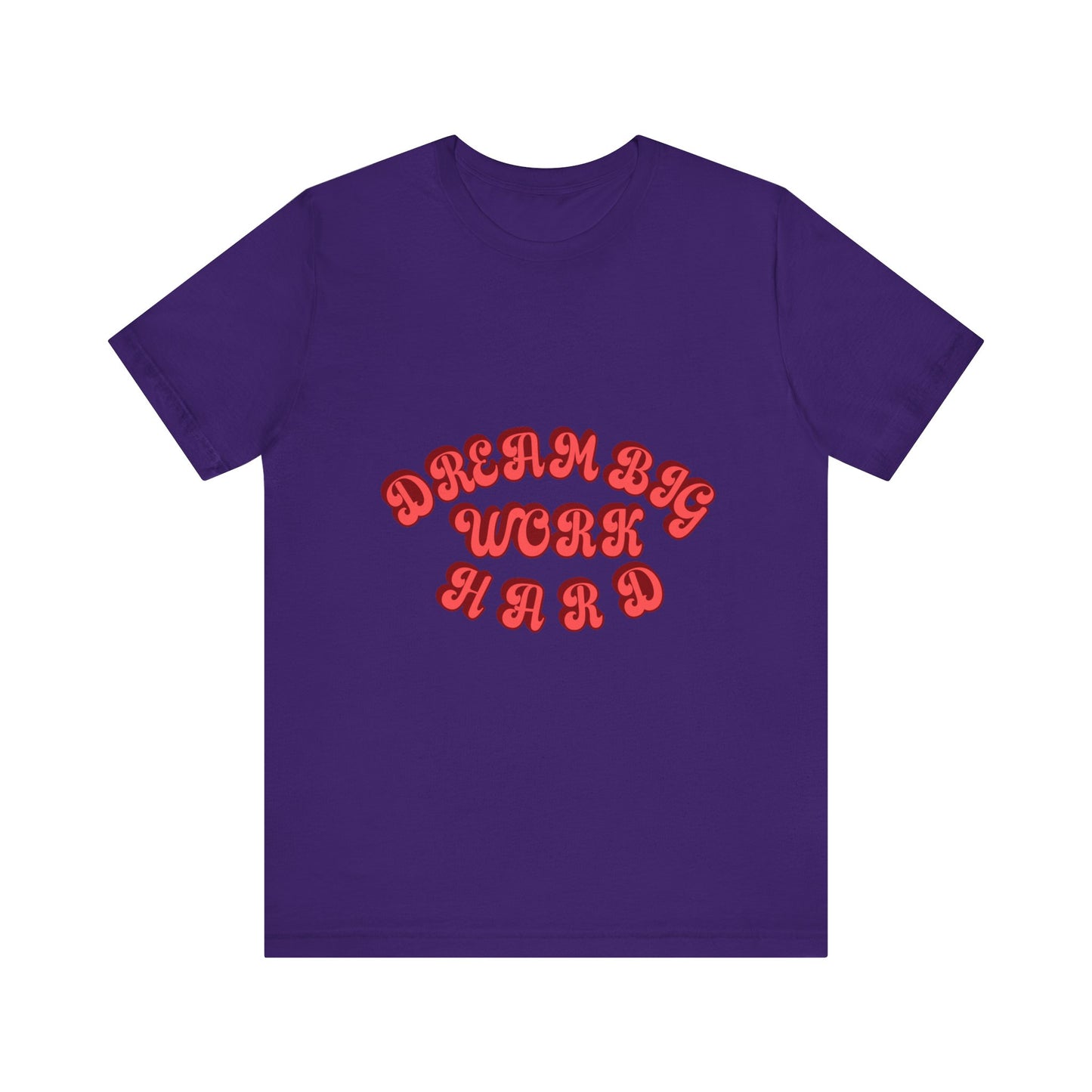 American Dream Big Work Hard T Shirt - UK