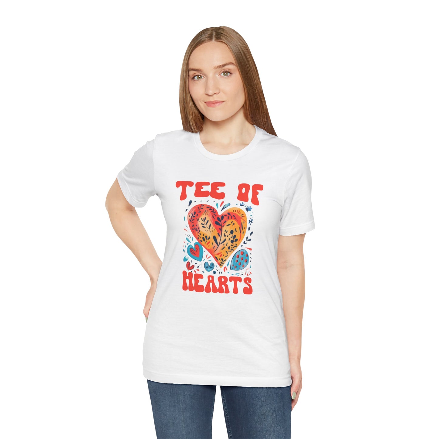 Tee Of Hearts Abstract Art T Shirt - US