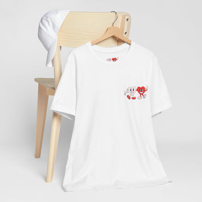 Oh So True Love Heart Rate Retro T Shirt - UK