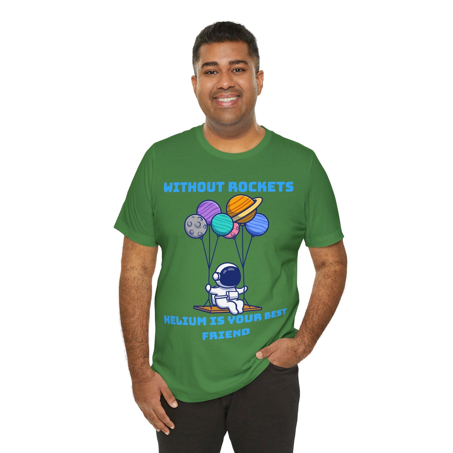 Funny Science Balloon Meme Astronaut Rocket T Shirt - UK