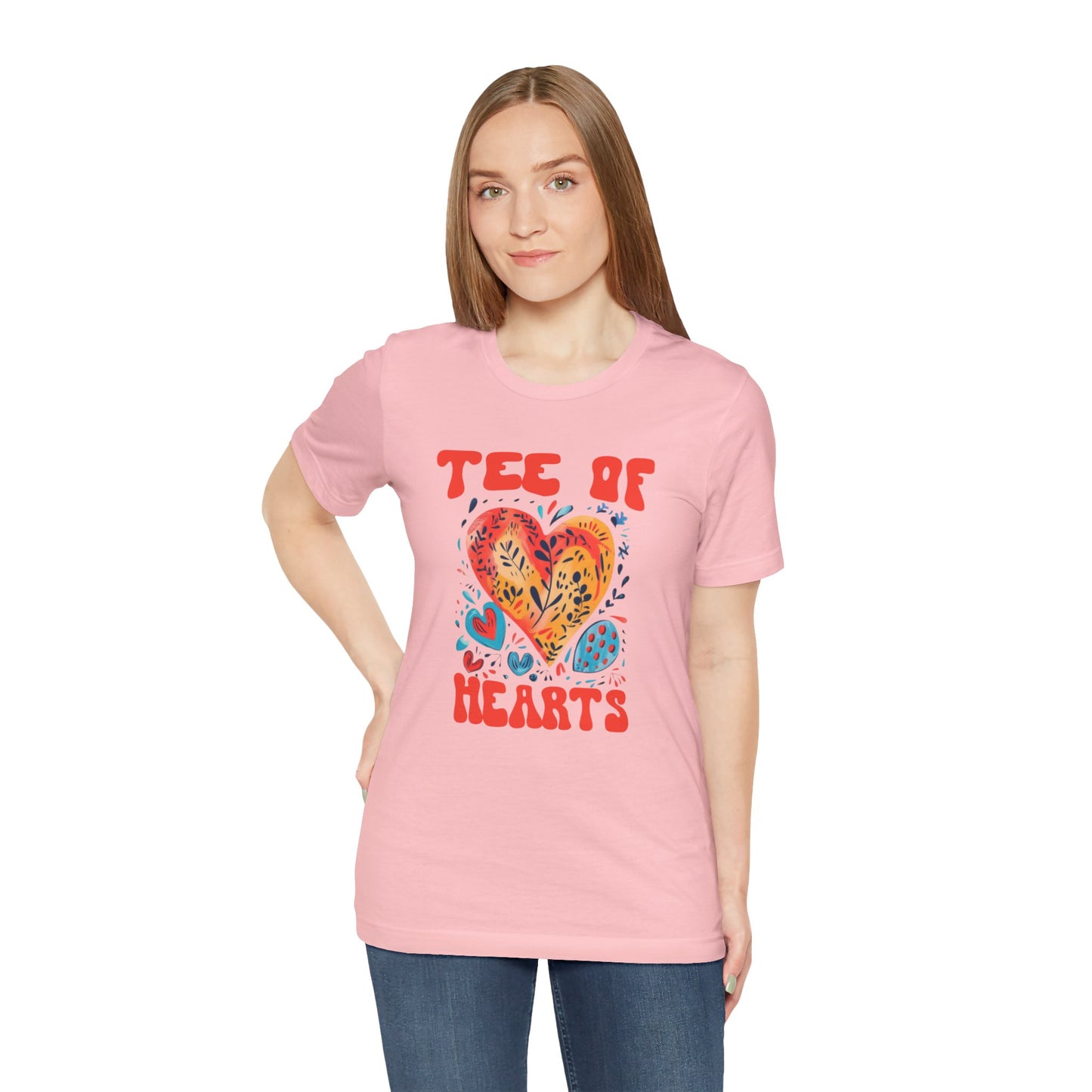 Tee Of Hearts Abstract Art T Shirt - US