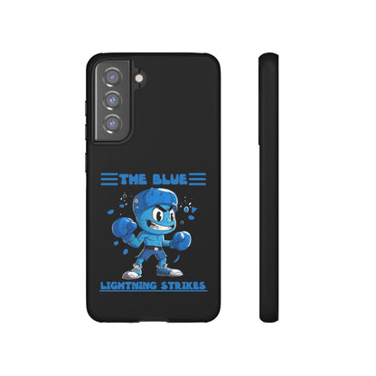 Fight Tonight My Sky Blue Lightning Fast Boxer Gloves Phone Case iPhone Pixel Samsung