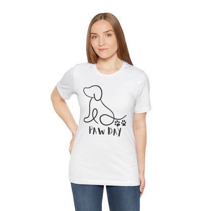 Cute Pet Dog Black Print T Shirt - UK