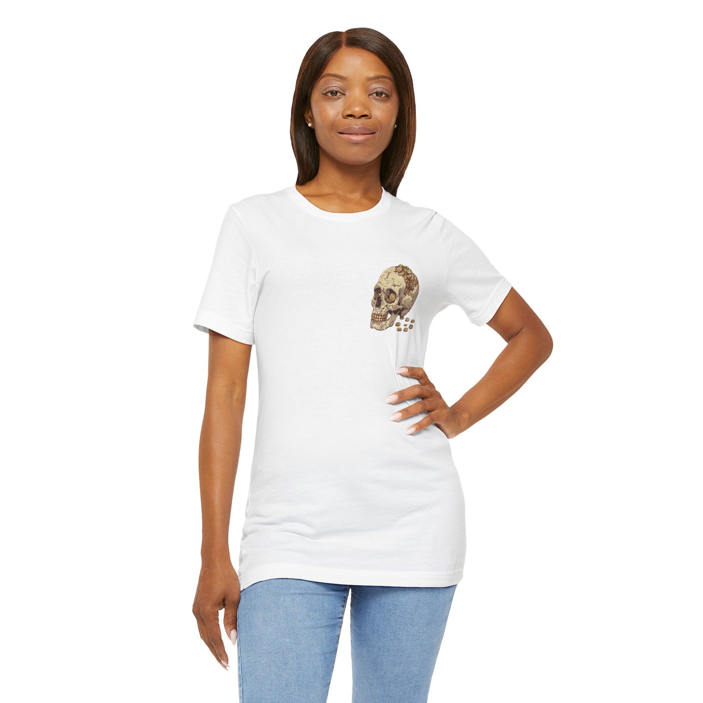 Cranium Skull Human Skeleton Bones And All Cartoon T Shirt - UK