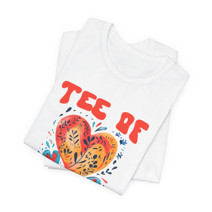 Tee Of Hearts Abstract Art T Shirt - US