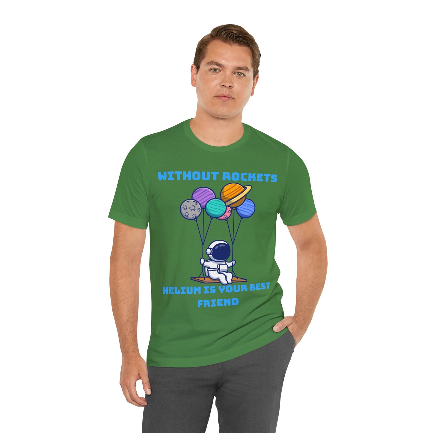 Funny Science Balloon Meme Astronaut Rocket T Shirt - UK