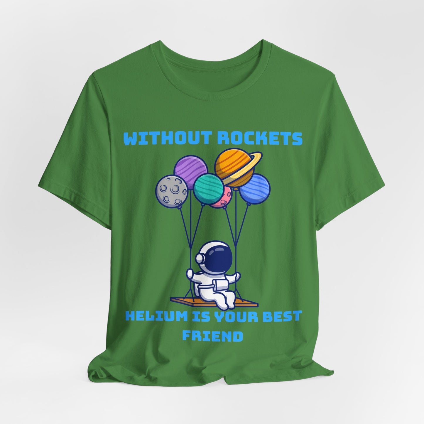 Funny Science Balloon Meme Astronaut Rocket T Shirt - UK