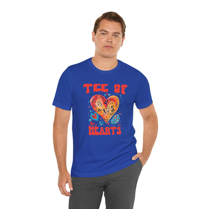 Tee Of Hearts Abstract Art T Shirt - UK