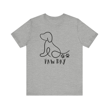 Cute Pet Dog Black Print T Shirt - UK