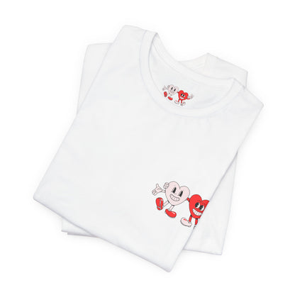 Oh So True Love Heart Rate Retro T Shirt - UK