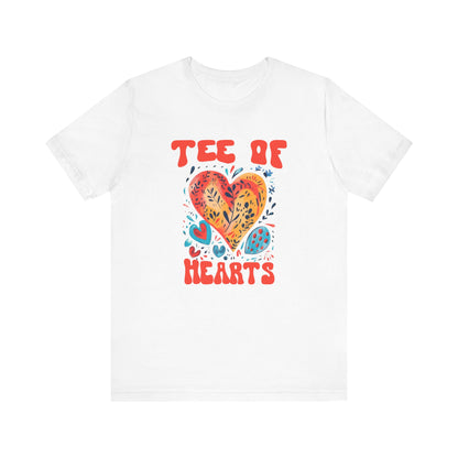 Tee Of Hearts Abstract Art T Shirt - US