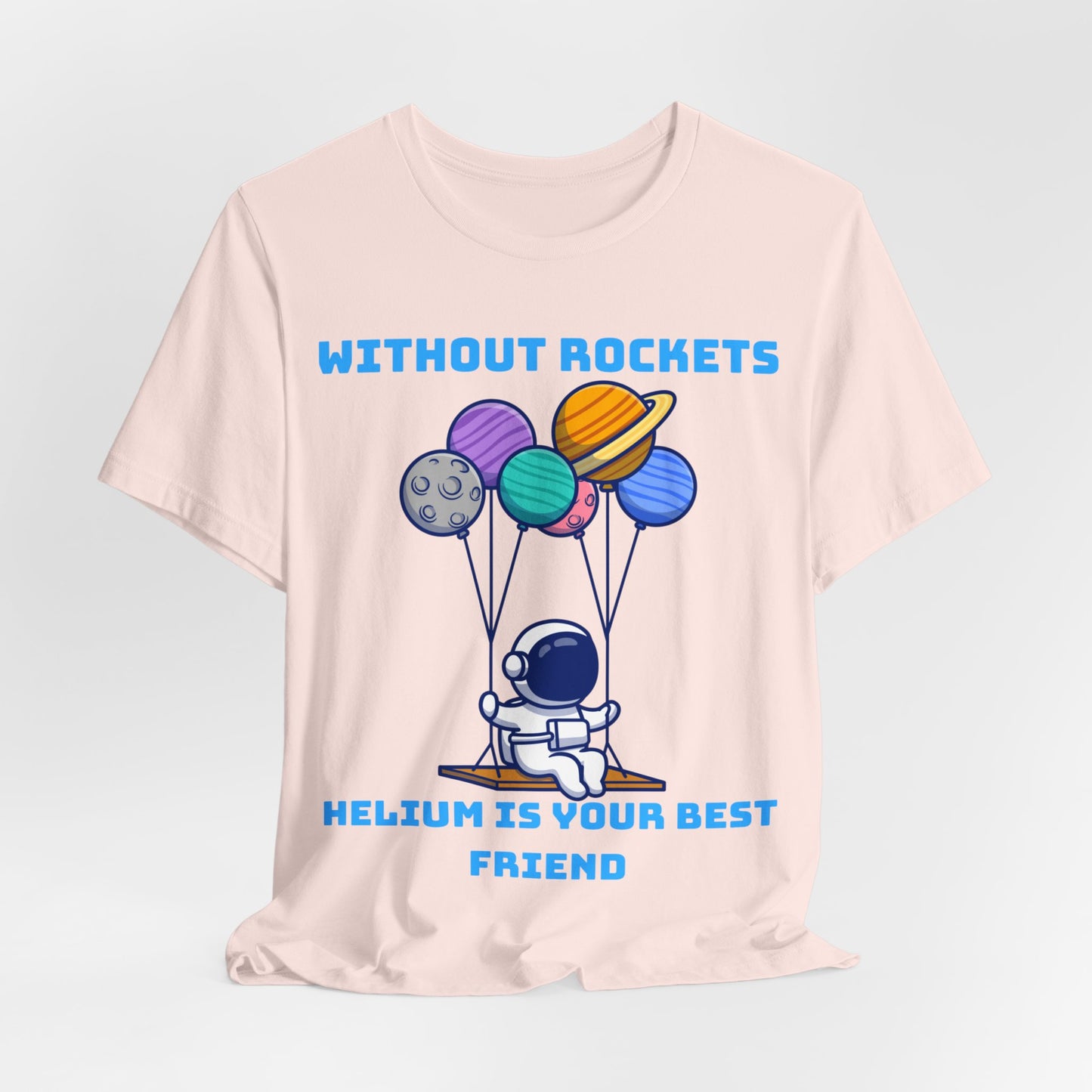 Funny Science Balloon Meme Astronaut Rocket T Shirt - UK