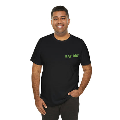 Retro Salary Finance Pay Day Today Funny Cartoon Character T Shirt - UK