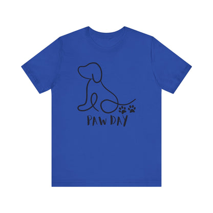 Cute Pet Dog Black Print T Shirt - US