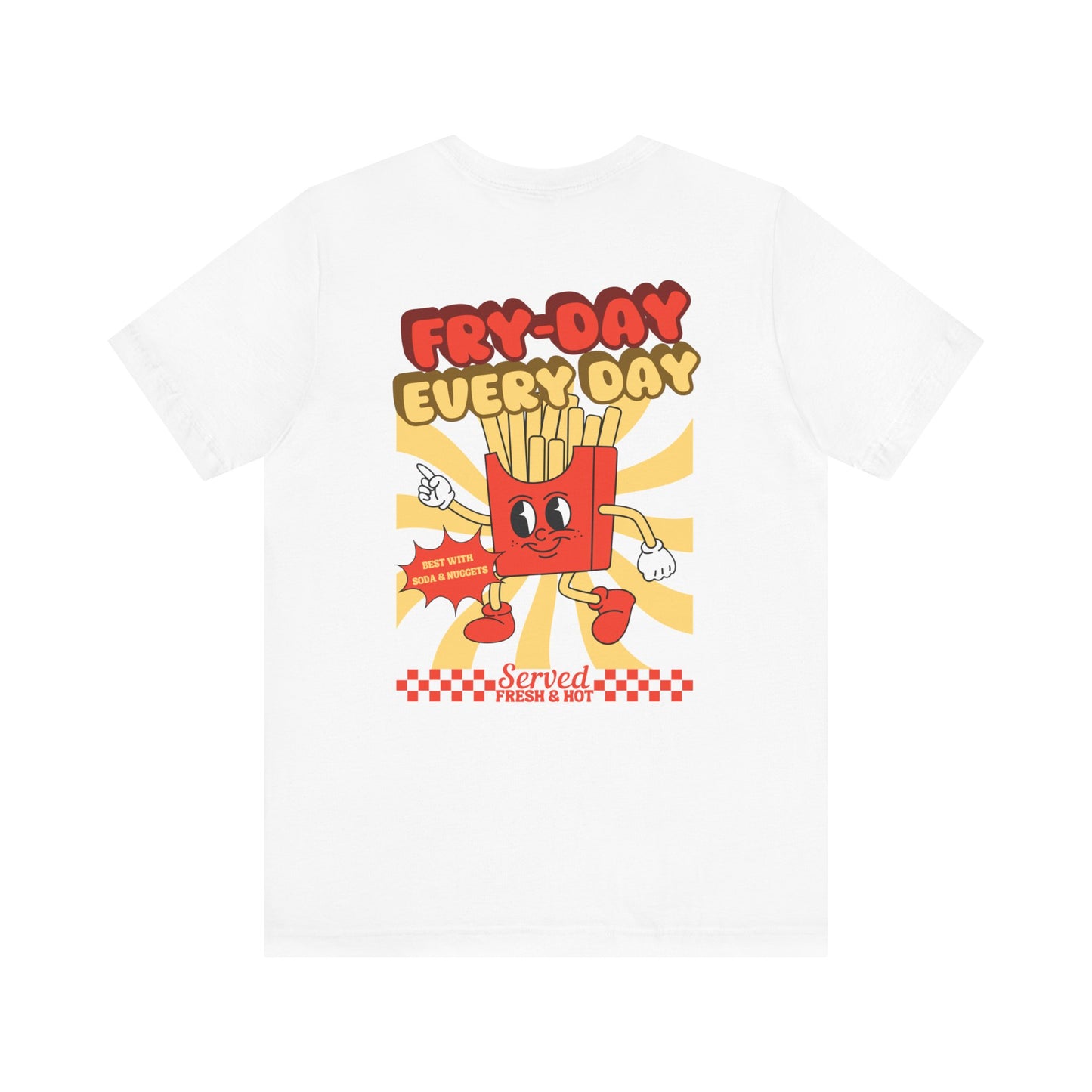 Retro Chicken Nuggets Chips Club Soda Machine Drink T Shirt - US