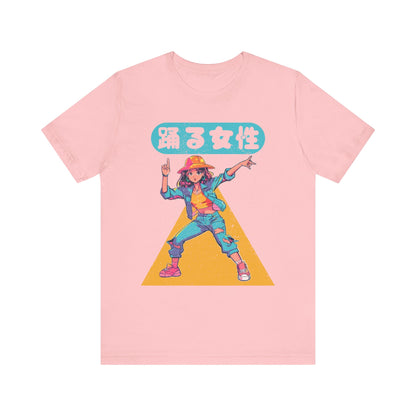 Funny Dancing Anime Woman T Shirt - US