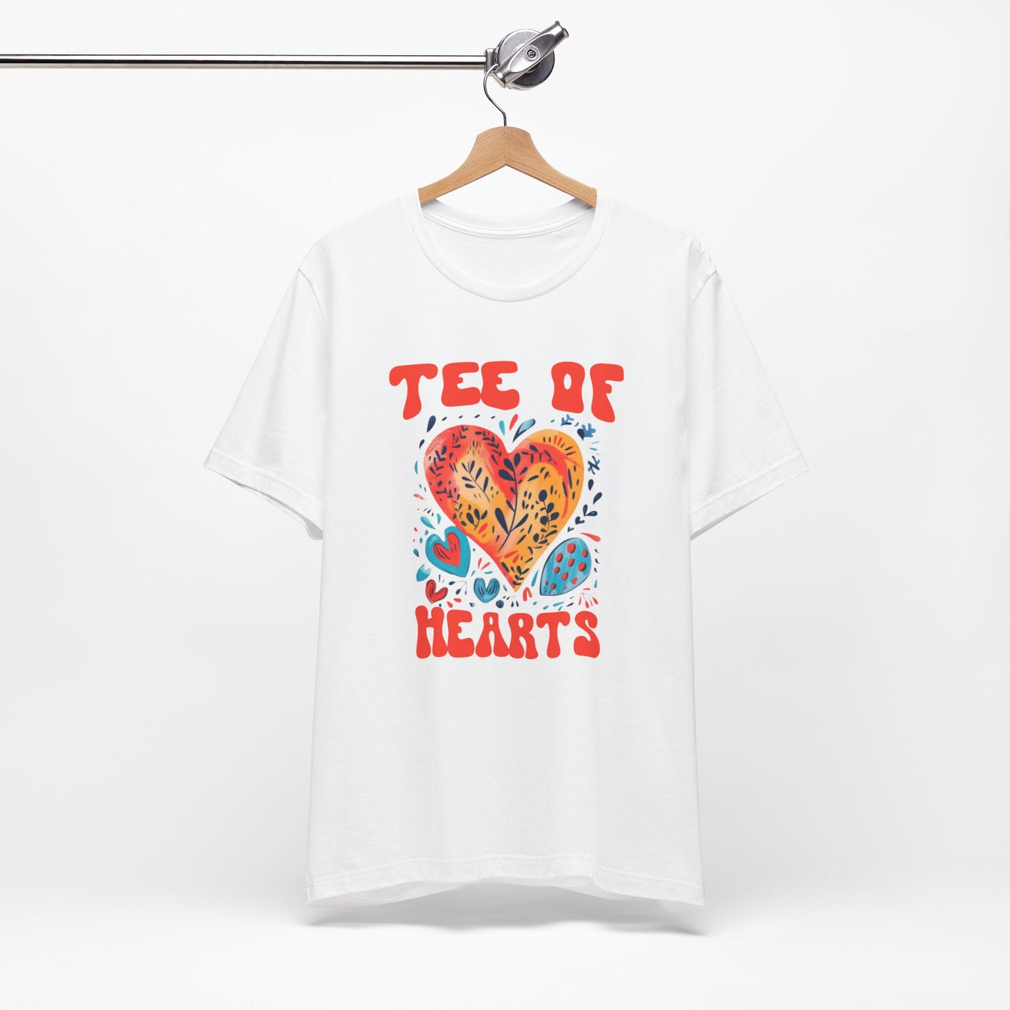 Tee Of Hearts Abstract Art T Shirt - UK