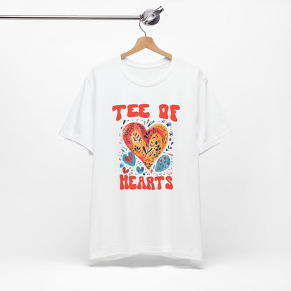 Tee Of Hearts Abstract Art T Shirt - UK